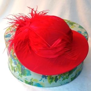 Vintage Fleur de Paris Hat with Hat Box